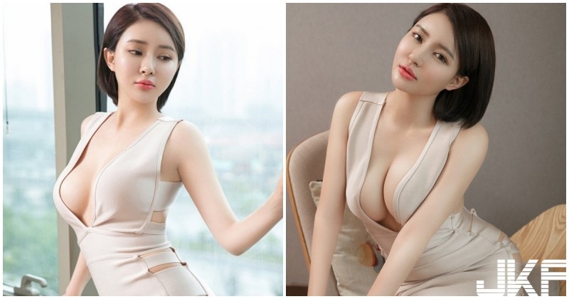 【GG扑克】短髮正妹「火辣南半球」美乳誘惑！裸色上衣「巨乳超引遐想」！