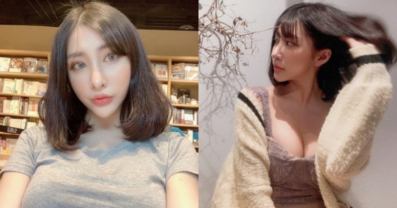 【GG扑克】正妹直播主「Nini妮妮」大方公開美胸秘密，渾圓形狀呼之欲出佔據整個畫面～