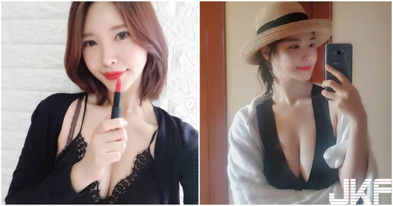 【GG扑克】美乳姐姐「秀出超深V乳溝」，中路大開「巨乳遮不住」！