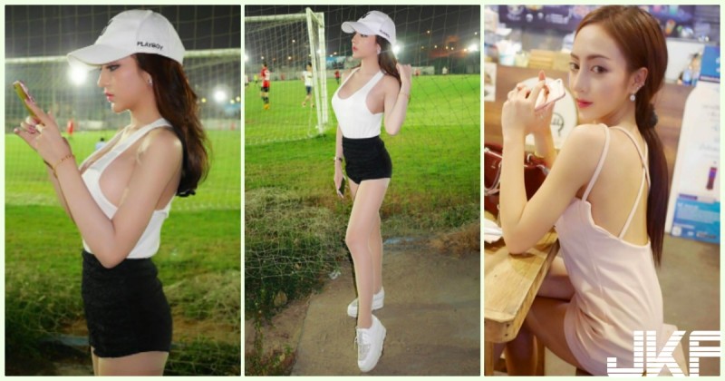 【GG扑克】足球場驚見「超正爆乳妹」低胸視角太邪惡！IG放送「超養眼畫面」讓人受不了…
