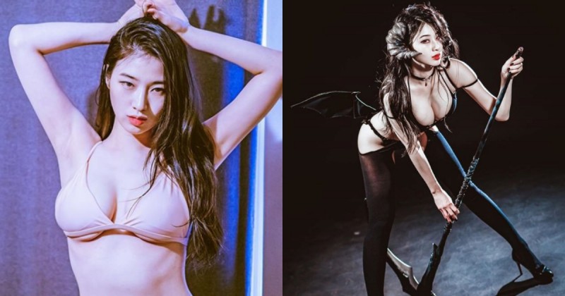【GG扑克】韓國「巨乳小惡魔」偷心也偷精！ig裡就沒有一張衣服有好好穿著的照片～