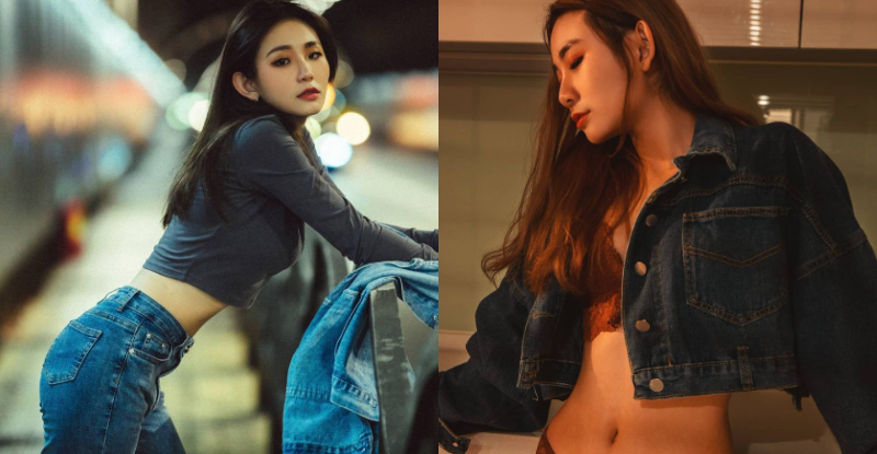 【GG扑克】性感小隻馬「Hanna」路邊性感撐杆，「極致螞蟻腰」頂蜜臀超誘人
