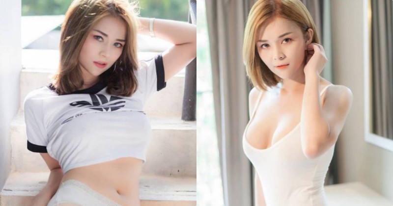 【GG扑克】辣妹掀起上衣時「雄偉曲線」曝光，傲人巨乳又大又白嫩！