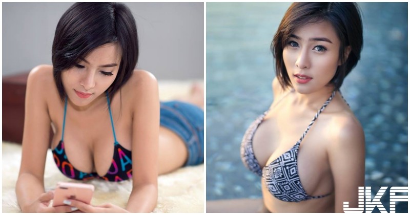 【GG扑克】美乳姐姐的火辣誘惑！巨大雙峰「躺下後更大了」，畫面整個好邪惡啊