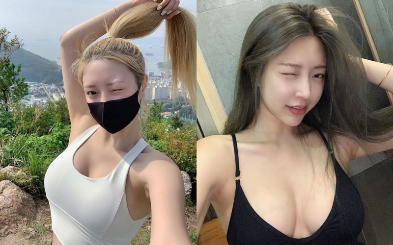 【GG扑克】爬山驚見「巨乳口罩妹」不科學身材宛如真人版娜美　緊身韻律衣辣露「渾圓北半球」超巨
