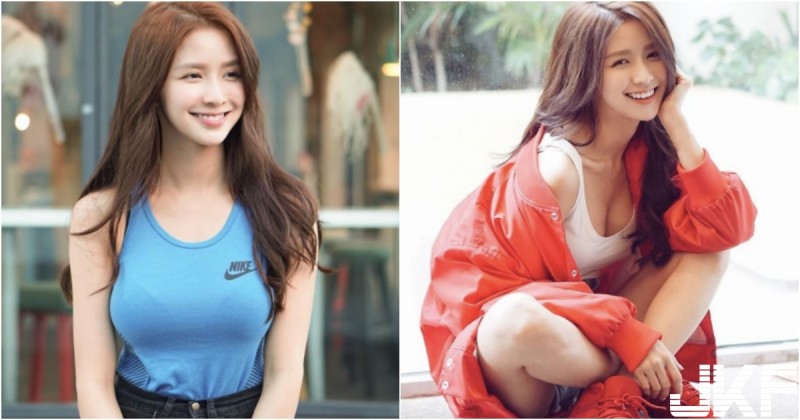 【GG扑克】甜到缺氧！「長髮美乳正妹」笑容像沾了蜜！「Ｓ曲線」的火辣身材更是大加分啊！