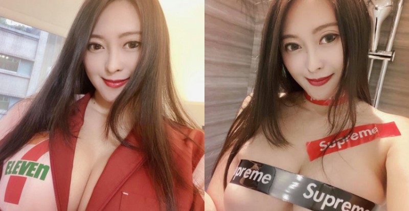【GG扑克】便利商店「巨乳店員」快把制服撐壞　倉庫大玩封箱膠帶！