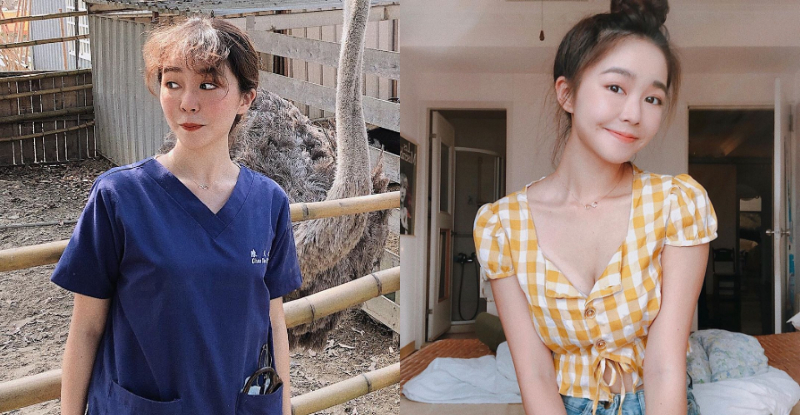 【GG扑克】正妹「準獸醫」甜到蛀牙　讓網友們獸性大發自首褲子裡有蛇！