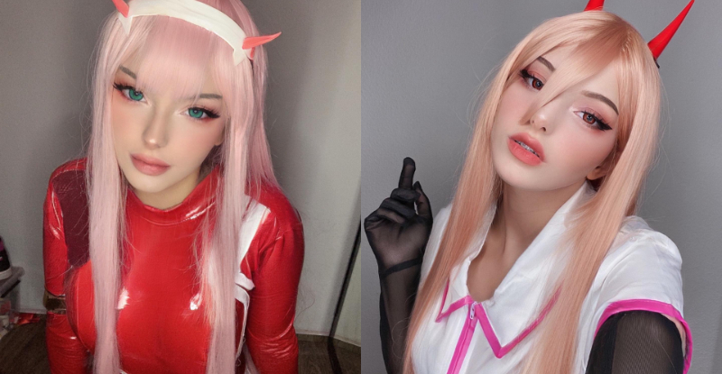 【GG扑克】顏值逆天！正妹Coser頂天使美顏卻扮性感小惡魔　魅惑電眼極挑釁會勾人