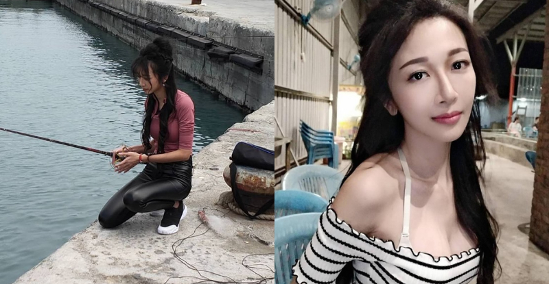 【GG扑克】港邊驚見「性感女釣手」不科學美乳身材太犯規　害其他釣客忘記要收竿