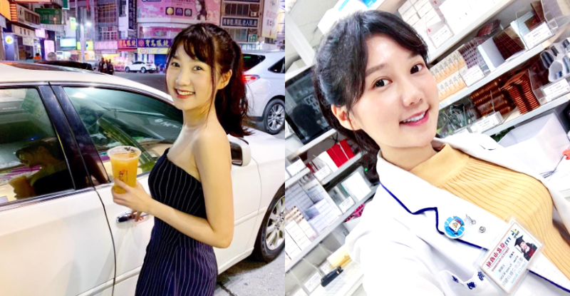 【GG扑克】最甜美白嫩藥師！「王郁甯」摩洛哥渡假曬雪白事業線，萌甜微笑領藥只想要找她！