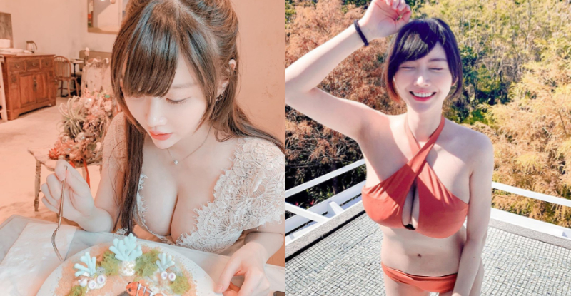 【GG扑克】天使顏值卻最邪惡！「姚采辰Ines」趁暖陽曬巨奶，豪乳的中間線深長到讓人發癡！