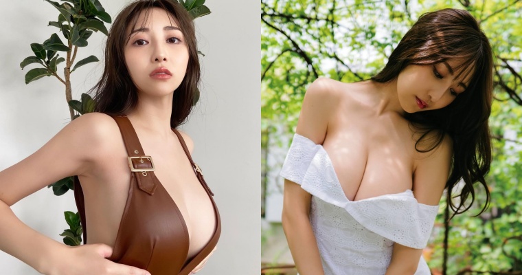 【GG扑克】23 歲大眼櫻花妹「辻りりさ」拍寫真！大曬各種「巨乳彈出」超香畫面