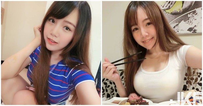 【GG扑克】性感大胸妹「吃飯放上超大歐派」，邪惡胸型真的好引遐想阿！