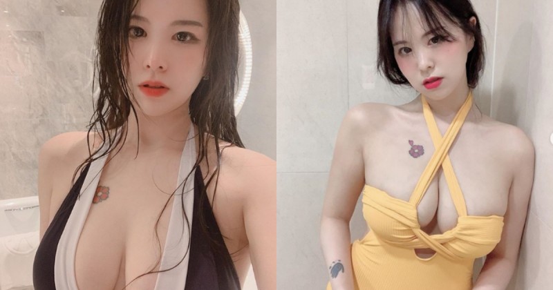 【GG扑克】大奶姊姊gisele「人字美乳」引9萬追蹤！白皙渾圓好身材成為目光焦點！