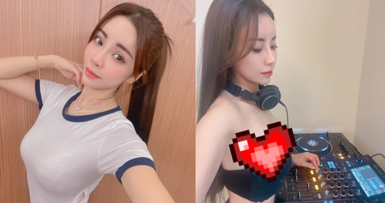 【GG扑克】JKF 女郎「莉亞」化身俏 DJ 問「穿這樣放歌可以嗎？」側面視角迷倒網友