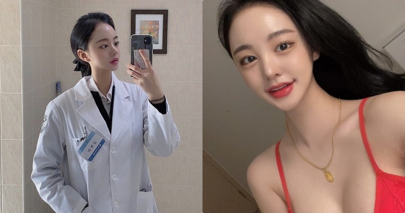 【GG扑克】IG超美艷正妹女醫師！下班後的自拍好惹火，飽滿胸型讓人受不了！