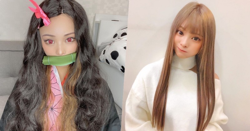 【GG扑克】混血正妹Cos《鬼滅》彌豆子，19歲青春童顏「曲線好誘人」！