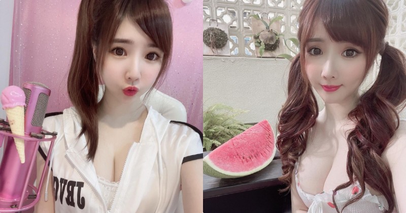 【GG扑克】吃西瓜囉！正妹「小蘋果」造型好消暑，飽滿曲線讓人受不了！