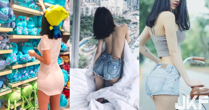 【GG扑克】賣場驚見翹臀美乳竟是「批批踢背殺妹」！正面不但「美得驚人」胸前還「好大一包」…