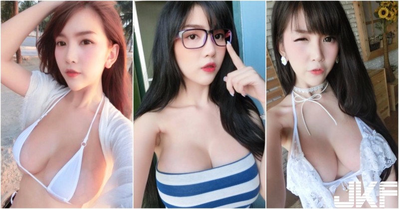 【GG扑克】衣服永遠太小件！「白嫩F奶妹」長輩出門大透氣！好想幫她扶一下啊…